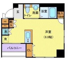 ガリシア日本橋水天宮Ⅱの物件間取画像